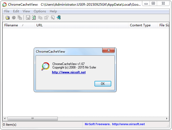 ChromeCacheView(Chrome(鿴) V1.67 Ӣİ